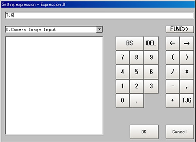 NG error judgement - "Judgment operational expression" area