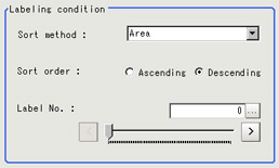 Measurement parameters - "Labeling Condition" area