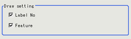 Measurement parameters - "Drawing setting" area