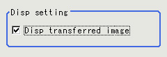 Polar transformation - "Display setting" area