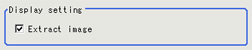 Reference position - "Display setting" area