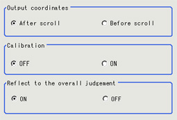 Output parameter - "Detail" area