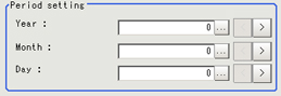 Date parameter - "Use term setting" area