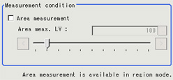 Measurement - "Measurement" area