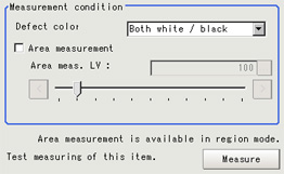 Measurement - "Measurement" area