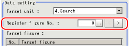 Processing Unit Figure Setting - "Data setting" area