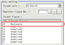 Processing Unit Figure Setting - "Data setting" area