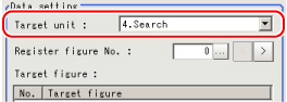 Processing Unit Figure Setting - "Data setting" area