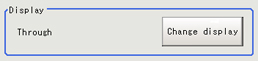 Measurement parameter - "Display" area