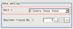 Parameter Settings - "Data setting" area