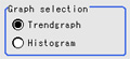 Measurement History Display - Graph setting area