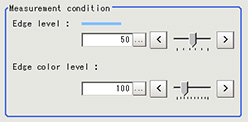 Measurement - "Measurement condition" area