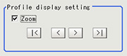 Measurement - "Profile display setting" area