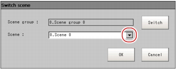 Scene Switch window