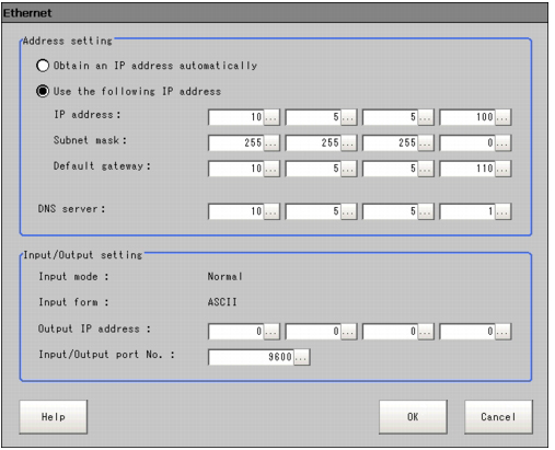 Ethernet window