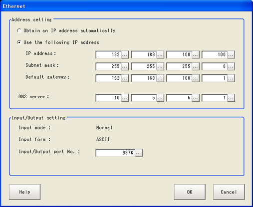 Ethernet window