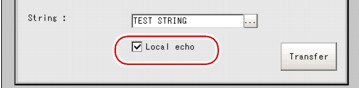 Serial - Confirmation window