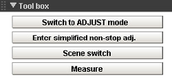 Short cut function setting at run mode