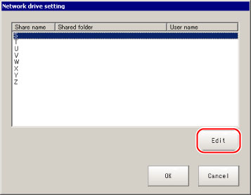 Network Drive Setting