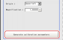 Calibration - Parameter Area