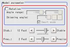 Model - Model Parameter Area