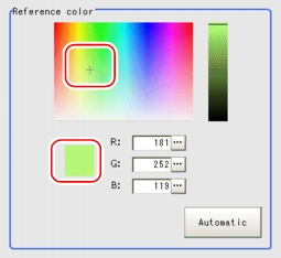Measurement - Reference Color Area