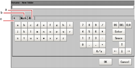Illustration of Software keyboard
