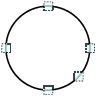 Illustration of selected image of circle/Ellipse