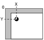 Illustration of Coordinate value prior to Position Compensation