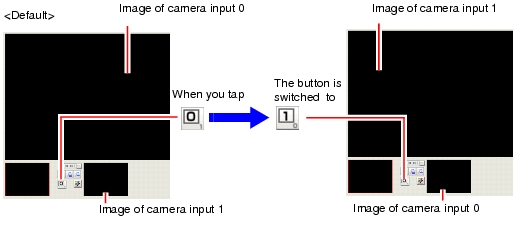 Figure of the 3D Camera Switching Button