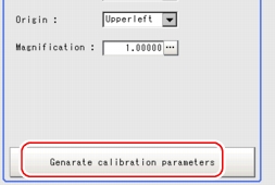 Calibration - Parameter Area