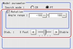 Model - Model Parameter Area