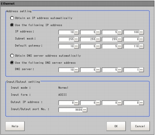 Ethernet window