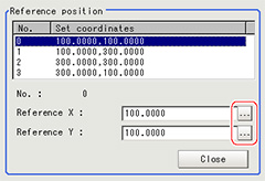 Image conversion settings - "Reference position setting" area