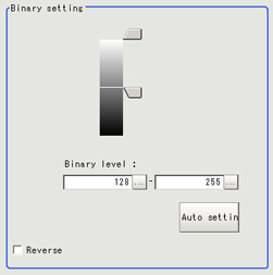 Binary - "Binary setting" area